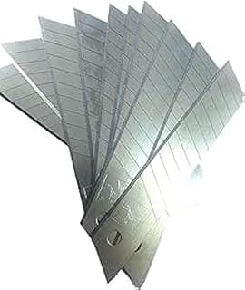 Generic 10 Pack Stainless Steel Scalpel Blades - Sharp Metal Cutter for Precision Work