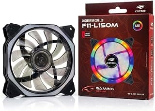 مروحة كيسة LOVINGCOOL LC-20 PRO – مقاس 120mm ARGB Mirror Halo – سرعة 1800RPM – منفذ 4Pin PWM و 5V ARGB – لون أسود