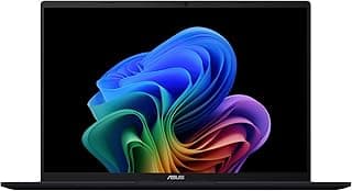اسس لابتوب فيفوبوك 16، كوبايلوت + كمبيوتر، شاشة 16 انش WUXGA 60Hz، AMD رايزن AI 5 340 مع وحدة معالجة مركزية XDNA، بطاقة رسومات AMD راديون، ذاكرة RAM 16GB، SSD 512GB، ازرق هادئ، M1607KA-DS54