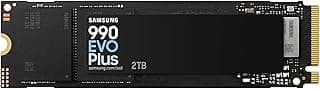 سامسونج SSD 990 ايفو بلس 2 تيرا، منفذ الملحقات الإضافية السريع 4.0×4 M.2 2280، سرعات تصل إلى 7250 ميجابايت/ثانية، تخزين مطور للكمبيوتر واللاب توب وتقنية اتش ام بي وتربورايت الذكي (MZ-V9S2T0B/AM)