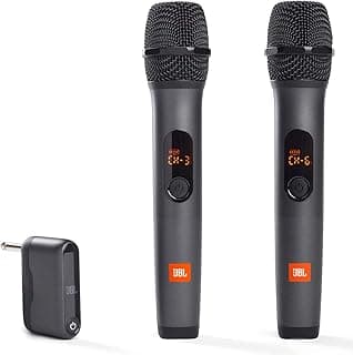JBL Two-microphone wireless system with dual channel receiver