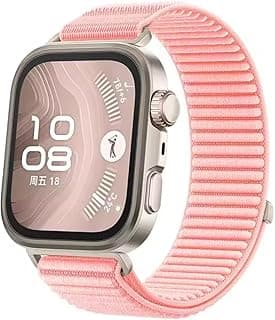 Fekra Sports Nylon Braided Loop Strap for Huawei Fit 4 Pro/Fit 4 | 3 Official Comfortable Bracelet For Huawei Watch Fit3 / Fit4 / Fit4 Pro Strap Bracelet