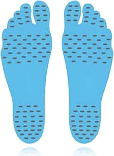 Ocolor Stick-on Soles Sandy Beaches Invisible Shoes Flexible Foot Protector Lightweight Shoes Outdoor Shoes