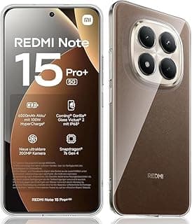 Clear Case for Redmi Note 15 Pro Plus 5G, Crystal Clear Design, Military Drop Protection Shockproof Cover, Scratch Resistant, Slim and Light, TPU Silicone