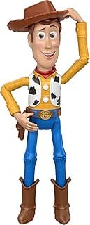 مجسم Mattel Disney Pixar Toy Story 5 كبير وودي 12 بوصة، شريف وودي من الفيلم، يمكنه لمس قبعته، 14 نقطة حركة، JKV38