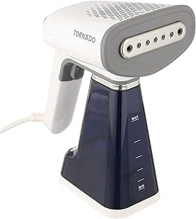 مكواة بخار محمولة TST-HS1300، 1100 وات - أبيض وأزرق