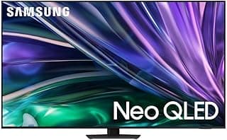 تلفزيون نيو كوانتوم بمعالج بدقة 4K QLED مقاس 55 بوصة من سامسونج - لون اسود تيتان - طراز QA55QN85DBUXEG [إصدار 2024]