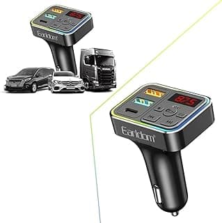 جهاز 4 في 1 للسيارة – مشغل MP3، محول FM، بلوتوث، شاحن USB سريع QC3.0 مع مكالمات بدون استخدام اليدين