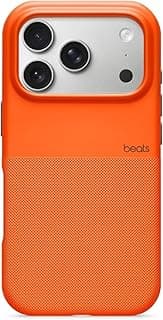 Ecosystem Beats iPhone 17 Pro Max cover Rugged Case support wireless charger & Camera Protection, Scratch & Drop Tested, Matte Texture with Microfiber Lining for iPhone 17 Pro Max (Sierra Orange)