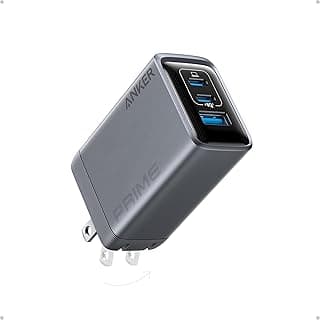 انكر شاحن برايم 100 واط بـ3 منافذ GaN USB C، قابل للطي وصغير الحجم لاجهزة ماك بوك وايباد وايفون 17 وسلسلة ايفون وجالكسي S24/S23 والمزيد