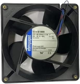 Generic 12*12 cm 24V DC Fan, 11.52W, 2.8E+3 RPM, 5cm, Compatible with Desktop, Laptop, Server