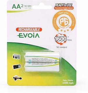 بطاريات AA قابلة لإعادة الشحن 2400mAh