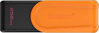 ذاكرة فلاش USB داتاترافيلر اكسوديا اس 256GB - USB 3.0 الجيل الأول - USB نوع A من كينجستون - أسود وبرتقالي