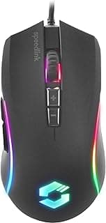 ZAVOS Gaming Mouse – multicoloured lighting, 5 buttons and 2 dpi switches, black