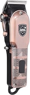 KEMEI Professional Hair Clipper,900Ma Battery,Carbon Steel Cutter,Universal Voltage,Safety Material,Km-2625, Rose Gold&Black