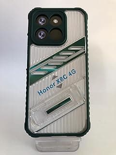 Compatible With Honor X8c Lince case with stand (Green)
