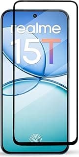 ARROWS Screen Protector for Realme 15T, 9H Tempered Glass, Anti-Dust ESD Technology, HD Clear, Fingerprint Unlock Support, Scratch Resistant, Bubble-Free Installation