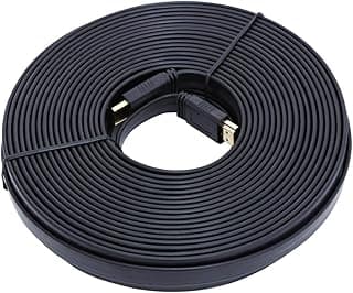 كابل HDMI مسطح بطول 15 متر - اسود
