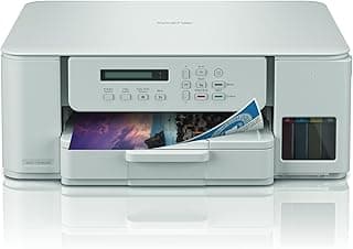 طابعة لاسلكية شاملة بخزان حبر DCP-T536DW، طباعة أوتوماتيكية على الوجهين، لطباعة لاسلكية ومن الموبايل، تصميم مدمج من بروذر، أبيض