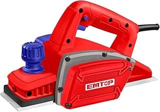 550W Electric Wood Planer (82mm Blade) - Red
