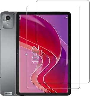 [عبوة من 2] زجاج حماية للشاشة لينوفو Tab M11 2024 TB-330FU TB-331FC مقاس 11 بوصة، صلابة 9H، مضاد للبصمات، بدون فقاعات، شفاف عالي الدقة، تغطية كاملة