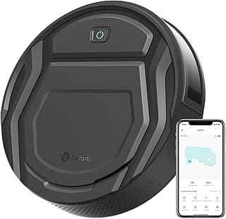 مكنسة روبوت M210Pro، شفط قوي، وقت تشغيل 120 دقيقة، اتصال واي فاي، تنظيف مبرمج، متوافقة مع اليكسا - مكنسة روبوت نحيفة ذاتية الشحن