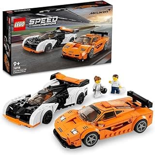 Speed Champions McLaren Solus GT & McLaren F1 LM 76918 Race Car Models; Building Toy Set for Car Enthusiasts and Kids Aged 9+ (581 Pieces)