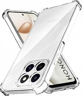 Case Compatible with Honor X7D Clear Case Four Corners Full Protection TPU Anti-Yellowing - Clear