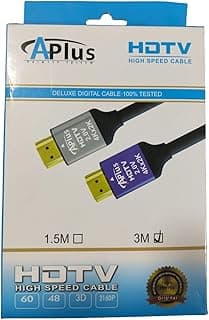 كابل HDMI 4K فائق السرعة للتلفزيون 3 متر