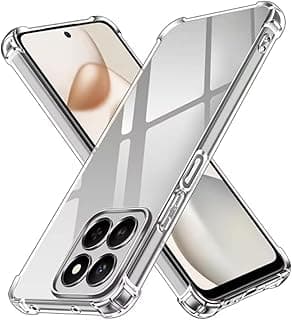 for Honor X7d Case, Clear Shockproof Protective Cover, Ultra Thin Slim Fit TPU Scratch-Resistant Back Shell - Clear