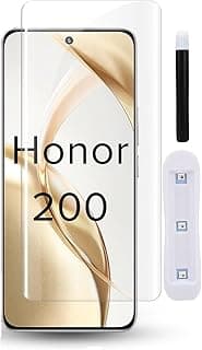 Full Glass Screen Protector For Honor 200 5G Tempered Glass Full Glue Cover Screen Protector For Fingerprint Unlock Screen Glass Film