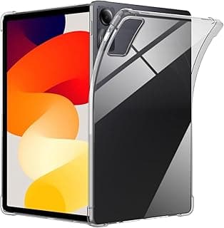 جراب متوافق مع شاومي Redmi Pad SE 11، سيليكون مضاد للصدمات، غطاء حماية شفاف