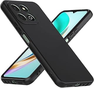 Case for Honor X5B / Honor X5B Plus Soft Silicone TPU Case, Lightweight Protective Cover Smooth Finish Camera Protective Shock Absorbant Case Compatible with Honor X5B / X5B Plus (Black)