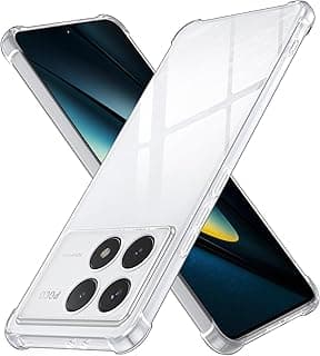 Transparent Case for Xiaomi POCO F6 Pro 5G: Ultra Clear, Drop Protection, TPU Material