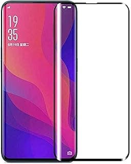 Tempered Glass Screen Protector For Oppo Find X / 5D - Black