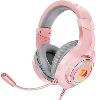 H260 HYLAS RGB Stereo Gaming Headset -50mm Drivers - Noise Reduction mic - for PC / PS4 / Xbox/Mobile // Pink