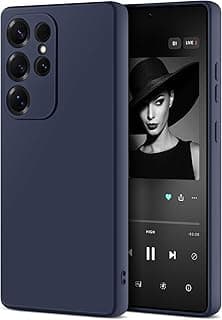 جراب لسامسونج Galaxy S25 Ultra، سيليكون TPU ناعم ونحيف، حماية ضد الصدمات والخدوش، أزرق داكن