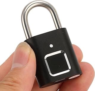 قفل ببصمة الإصبع، قفل ذكي بدون مفتاح، قفل قابل للشحن عبر USB، قفل محمول للخزائن، حقائب الظهر، الحقائب، والأدراج