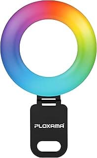 إضاءة تصوير LED + RGB – إضاءة احترافية صغيرة الحجم قابلة للدوران 180° بثلاث درجات لون وRGB قابل للتعديل – بطارية 300mAh وشحن USB - موديل U20 PRO