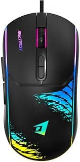 ماوس العاب سورد XP14 RGB من جيرتيك - مستشعر بصري 3600 نقطة لكل بوصة - معدل تصويب 1000 هرتز - كابل مضفر