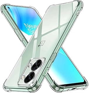 دلـع موبايلك جراب متوافق مع ون بلس نورد 2T 5G سيليكون شفاف من البولي يوريثين الحراري غوريلا مضاد للصدمات بزوايا مضادة -