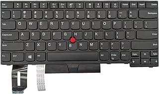 Laptop Keyboard Compatible for Lenovo ThinkPad E480 E485 L480 T480s US Layout Backlight Keyboard