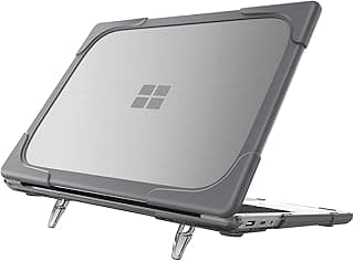 Heavy Duty Case for Microsoft Surface Laptop 5/3 (15 inch), Hard Shell Protective Cover, for 15 inch Surface Laptop 5th/3rd Gen –Grey