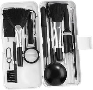 19-in-1 Electronics Cleaning Kit, Multifunction Cleaning Tool Set with Soft Brush, Cleaning Pen & Precision Accessories for Keyboard, Earbuds, Phone, Laptop, Camera & More – Black