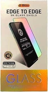 استيكر حماية G-RHINO زجاج مقوى 3D 9H 6D تغطية كاملة متوافق مع سامسونج Galaxy S25 Ultra - أسود