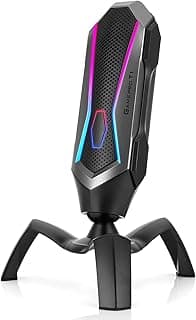 مايكروفون Gamepro T1 USB للكمبيوتر. مثالي للتسجيل، البث، البودكاست واليوتيوبرز. مايكروفون جيمنج احترافي. متوافق مع Xbox، PS4/5، PC و Mac. توصيل وتشغيل مباشر
