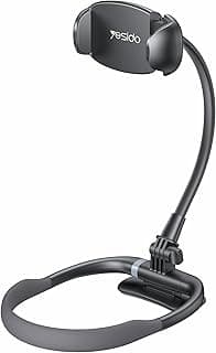 C291 Neck Mounted Lazy Phone Holder – Magnetic 360° Rotatable Stand for 4.5–6.7″ Devices, Wearable Around Neck or Desk Use