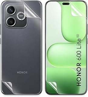 واقي شاشة مرن أمامي وخلفي من BESHYAKA متوافق مع HONOR 600 Lite - تغطية كاملة، مقاوم للغبار، بدون فقاعات، سهل التركيب، شفاف عالي الدقة - ليس زجاج