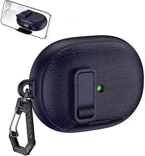 جراب حماية فاخر من Fekra لسماعات هواوي FreeBuds Pro 5 (2026)، غطاء مقاوم للصدمات مع ميدالية وحبل، حماية متينة ضد الخدش (أزرق)