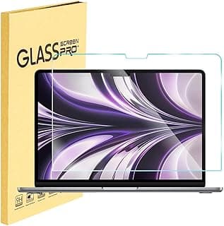 ECO Tempered Glass Screen Protector for 2025-2022 MacBook Air M4 M3 M2 13.6" (A3240 A3113 A2681), MacBook Air 13 M4 M3 M2 Chip Screen Protector [9H Hardness Tempered Glass] [No bubbles]